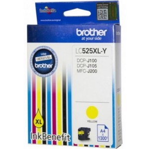 Cartridge Brother LC525XLY, žltá (yellow)