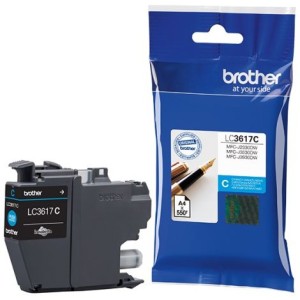 Cartridge Brother LC3617C, azúrová (cyan)