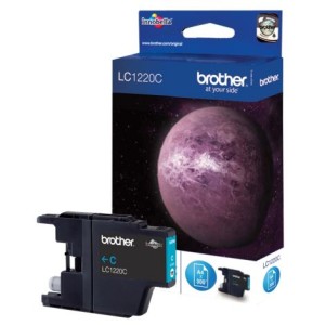 Cartridge Brother LC1220C, azúrová (cyan)