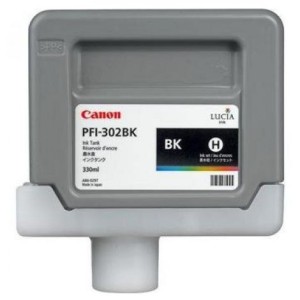 Cartridge Canon PFI-302BK, čierna (black)