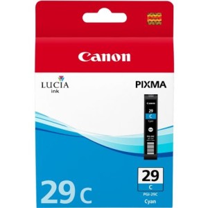 Cartridge Canon PGI-29C, azúrová (cyan)