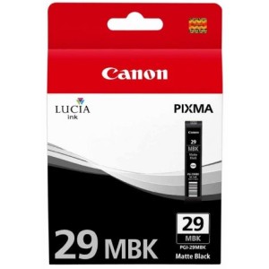 Cartridge Canon PGI-29MBK, matná čierna (matte black)