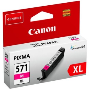 Cartridge Canon CLI-571M XL, purpurová (magenta)