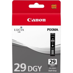 Cartridge Canon PGI-29DGY, tmavá sivá (dark gray)