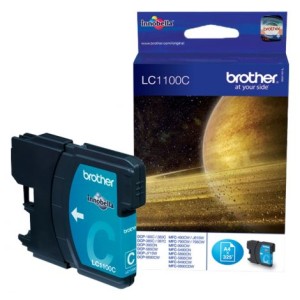 Cartridge Brother LC1100C, azúrová (cyan)