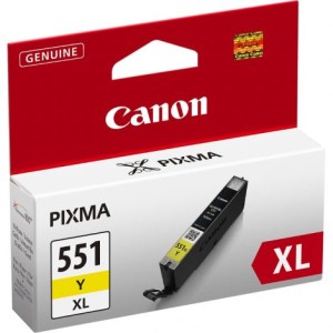 Cartridge Canon CLI-551Y XL, žltá (yellow)