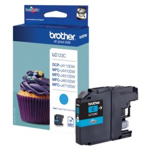 Cartridge Brother LC123C, azúrová (cyan)