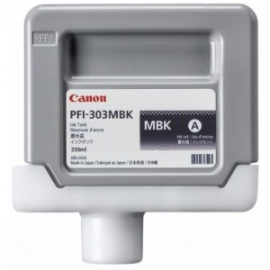 Cartridge Canon PFI-303MBK, matná čierna (matte black)