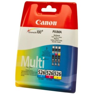 Cartridge Canon CLI-526, CMY, trojbalenie, multipack