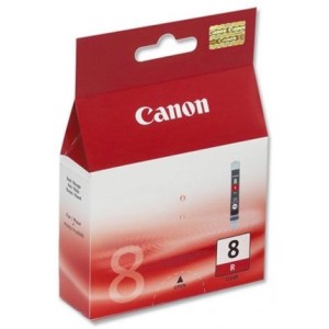 Cartridge Canon CLI-8R, červená (red)