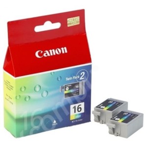 Cartridge Canon BCI-16, dvojbalenie, farebná (tricolor)