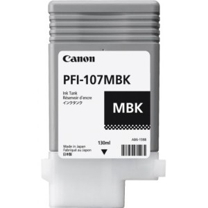 Cartridge Canon PFI-107MBK, matná čierna (matte black)